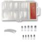 Preview: 100 pieces Dual System Form Tips NT 89 - Popits  Transparent - Sorting Box